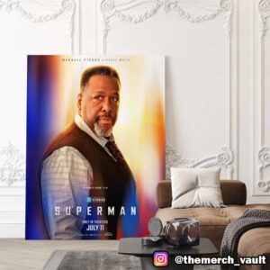Superman Wendell Pierce As Perry White July 11 2025 DC Studios Poster Canvas Home Decor