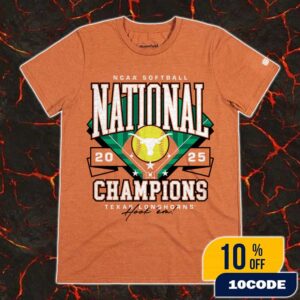 Texas Longhorns Homefield 2025 NCAA Softball Women’s College World Series Champions Unisex Merchandise T-Shirt