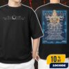 This Fall With Hot Mulligan x Drug Church x Arm’s Length x Anxious The Sound A Body Makes When It’s Still Tour 2025 Poster Tour Dates Unisex T-Shirt Merchandise