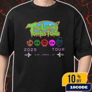 The Living Tombstone TLT World Tour June 30 2025 At Osaka Japan Logo Unisex T-Shirt