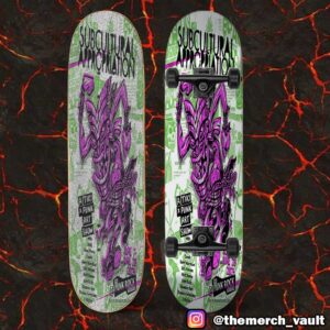 The Punk Rock Museum June 7-28 2025 Subcultural Appropriation By Artist Shawn Kerry Tiki x Punk Poster Art Show Skateboard Event Deck