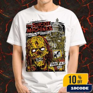 The Suicide Machines Poster Limited Edition Artwork Design By dismaydesign Warped Tour x Washington DC June 14-15 2025 Merchandise Unisex T-Shirt