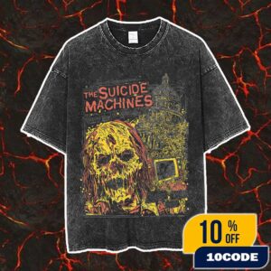 The Suicide Machines Poster Limited Edition Artwork Design By dismaydesign Warped Tour x Washington DC June 14-15 2025 Vintage Washed Unisex T-Shirt