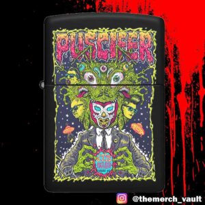 Tonight’s Poster Show For Puscifer June 7 2025 At White River Amphitheatre Auburn WA Design Artwork By Garrett Morlan Lighter Box
