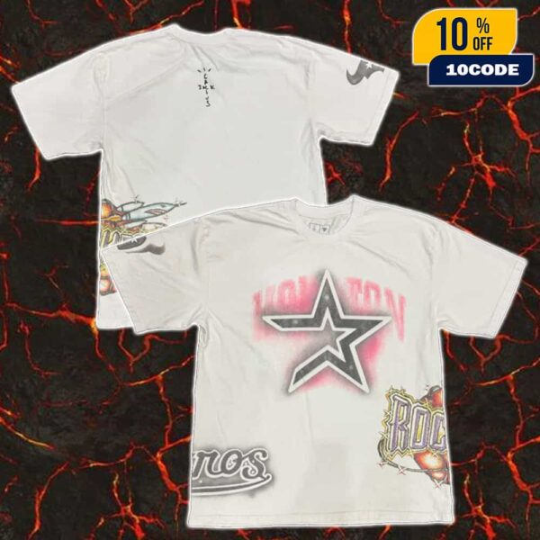 Travis Scott Cactus Jack Fanatics Event Tee Houston NBA-NFL-NHL-MLB Teams Unisex T-Shirt