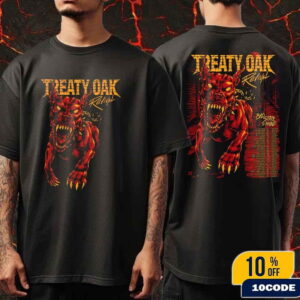 Treaty Oak Revival Bad State Of Mind Part 2 Tour 2025 Dates List Unisex T-Shirt Two Sides