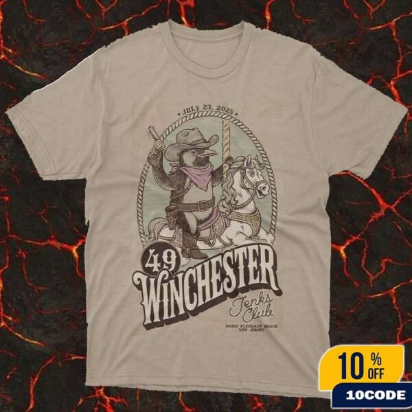49 Winchester Point Pleasant Beach New Jersey 2025 Gig At Tenks Club On July 23 Merch T-Shirt