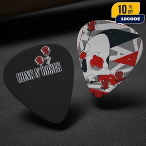 Are You F’N’ Ready Guns N’ Roses Event Poster Tour 18 July 2025 At Usce Park Belgrade RS Guitar Pick