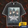 Official Pantera 2025 Tour Poster Lithograph Illustrations Of Various Characters And Elements Of Pantera’s Album Cover With Tour Dates Vintage Washed Unisex T-Shirt