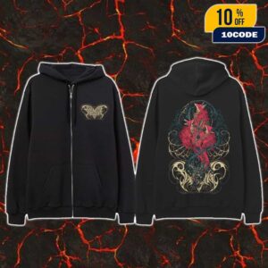 Babymetal Secret Gig ‘Metal Fourth Countdown Regent Theater Los Angeles July 24 2025 Spirit Foxes Unisex Zip Hoodie