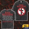 Bad Religion World Tour 2025 Merch Tee Cross Buster Fan Gifts Wash Two Sides T-Shirt