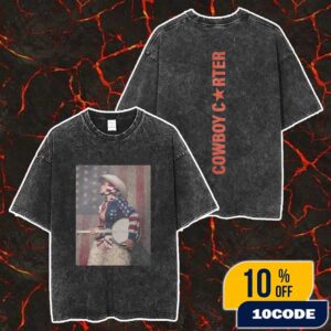 Beyonce Cowboy Carter And Rodeo Chitlin’ Circuit Tour CCT Stars And Strings Merch Unisex Two Sided Washed T-Shirt