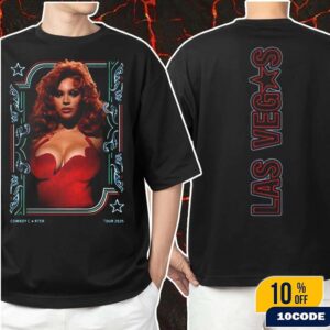 Beyonce Cowboy Carter Tour 2025 Las Vegas Exclusive Merch Tee At Allegiant Stadium On July 25 And 26 Retro Style Classic Two Sides T-Shirt