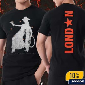 Beyonce Cowboy Carter Tour Shirt CCT London 2025 Tee Exclusive At Tottenham Hotspur Stadium On June 10 Merch T-Shirt Two Sides