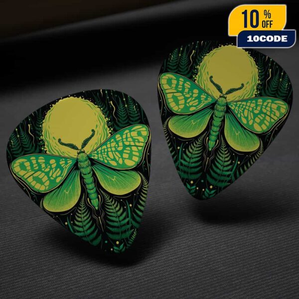 Billy Strings 22 July 2025 Poster Concert Tour At Spark Arena Auckland Limited Puriri Moth Artwork By Lewy Jones Guitar Pick