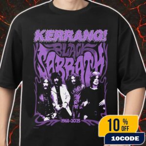 Black Sabbath’s Final Ever Show 1968-2025 Limited Edition Tee Merch Collab With Kerrang Magazine Merch Unisex T-Shirt