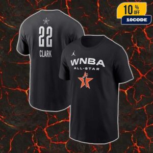 Caitlin Clark Jordan Brand 2025 WNBA All-Star Game Name And Number Backprint Unisex T-Shirt