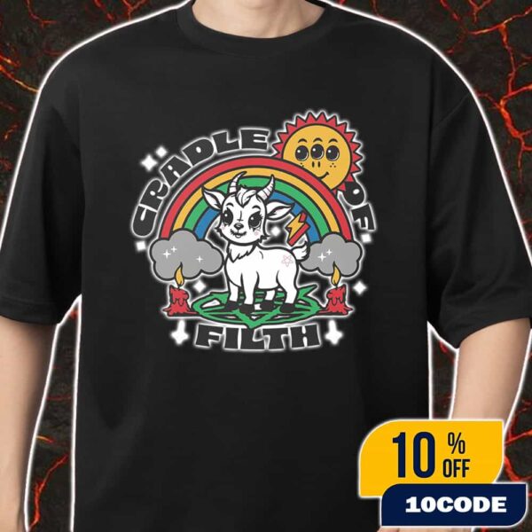 Cradle Of Filth My Little Goaty New Summer Fun Tees Artwork Merch Unisex T-Shirt