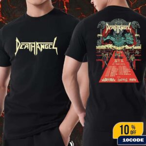 Death Angel ACT III US Tour 2025 Schedule Dates List On Nov and Dec Unisex T-Shirt Two Sides
