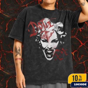 Doja Cat V MAGAZINE x VIE Limited Edition Design Merch Wash T-Shirt