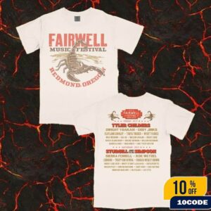 Fairwell Music Festival 2025 Redmond Oregon Merch Scorpion Tee With Lineup Fan Gifts Classic T-Shirt Two Sides