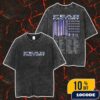 Crew Hop Grenade x Eddie Trooper Iron Maiden Run For Your Lives World Tour 2025-26 To Fear The Dark June 13 2025 At Stockholm Sweden 3Arena Halestorm Washed T-Shirt