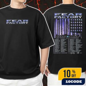 Fear Factory Demanufacture 30th Anniversary 2025 Poster Tour Dates Unisex T-Shirt Merchandise