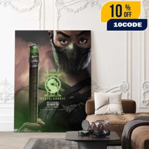 First Poster For Jade In Mortal Kombat 2 New Movie October 24 2025 Poster Canvas Home Decor