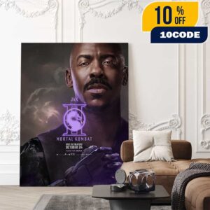 First Poster For Jax In Mortal Kombat 2 New Movie October 24 2025 Poster Canvas Home Decor
