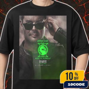 First Poster For Johnny Cage In Mortal Kombat 2 New Movie October 24 2025 Merch Unisex T-Shirt