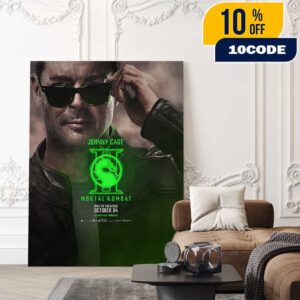First Poster For Johnny Cage In Mortal Kombat 2 New Movie October 24 2025 Poster Canvas Home Decor