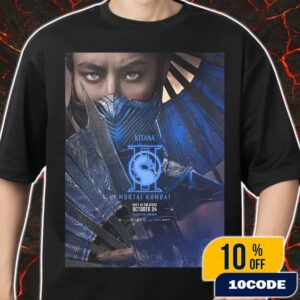 First Poster For Kitana In Mortal Kombat 2 New Movie October 24 2025 Merch Unisex T-Shirt