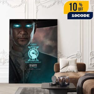First Poster For Raiden In Mortal Kombat 2 New Movie October 24 2025 Poster Canvas Home Decor