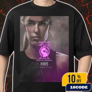 First Poster For Sonya Blade In Mortal Kombat 2 New Movie October 24 2025 Merch Unisex T-Shirt