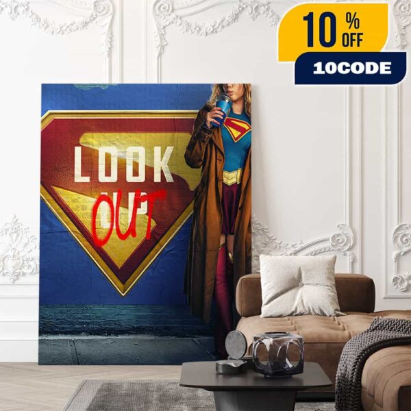 First Poster For Supergirl Look Out June 26 2026 Poster Movie From James Gunn Poster Canvas Home Decor