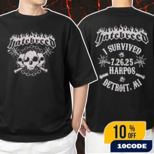 Hatebreed Detroit Event Tee Summer Slaughter Tour At Harpos On July 26 2025 Unisex T-Shirt Merchandise