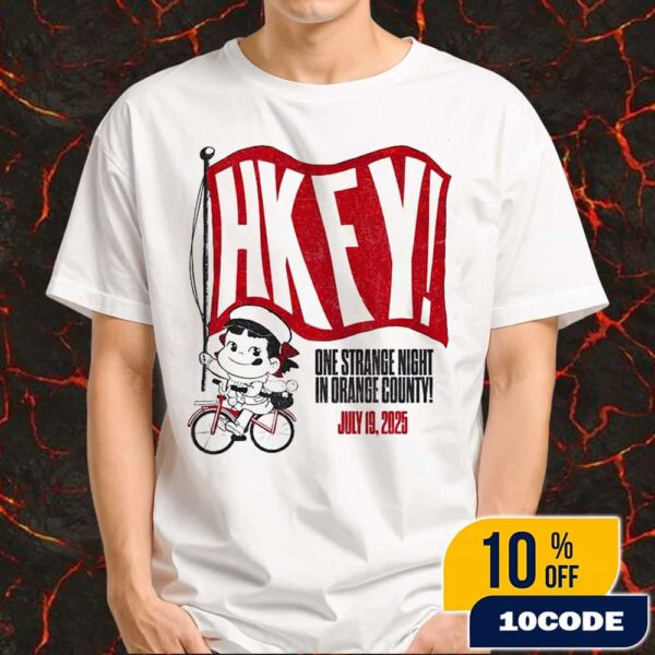 Hong Kong Fucked You Poster Event Artwork By Christian Hell July 19 2025 One Strange Night In Orange County Merchandise Unisex T-Shirt