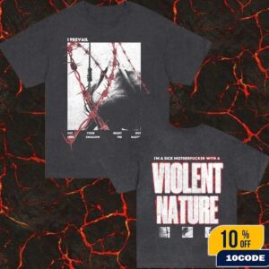 I Prevail Violent Nature T-Shirt Merch 2025 Fan Gifts Classic Tee Two Sides