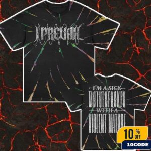 I Prevail Violent Nature T-Shirt Merch 2025 Fan Gifts Tie-Dye Tee