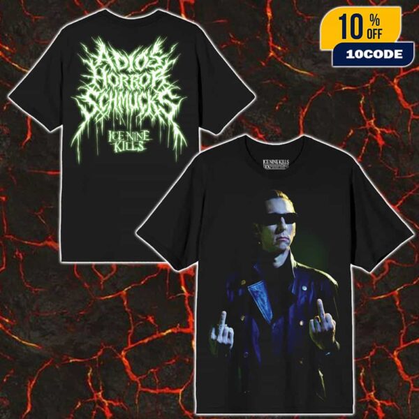Ice Nine Kills 2025 New Arrivals Merch Adios Horror Shmucks Unisex T-Shirt