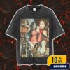 Hawkgirl From Superman Manga Artist Manabu Yashiro Illustrations Art Style Vintage Washed Unisex T-Shirt