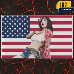 Kwon Eun Bi Waterbomb Seoul 2025 Festival Sexy Best Moment Queen Of Waterbomb American Flag Vintage