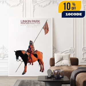 Linkin Park From Zero World Tour 2025 FZ 2025 Tour Montreal Poster August 5th Artwork By Drew Merritt Poster Canvas Home Decor