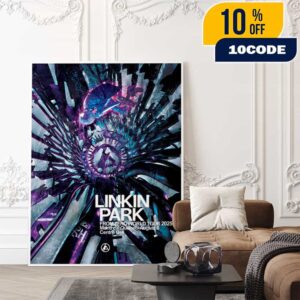 Linkin Park From Zero World Tour 2025 FZ 2025 Tour Montreal Poster August 6th Artwork By Huke Poster Canvas Home Decor