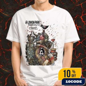 Linkin Park From Zero World Tour 2025 FZ 2025 Tour Toronto Poster August 8th Artwork By Stefano Cardoselli Merchandise Unisex T-Shirt