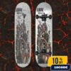 Linkin Park From Zero World Tour FZ 2025 Tour Boston Poster August 1st Artwork By Greg Lamarche At TD Garden Skateboard Event Deck