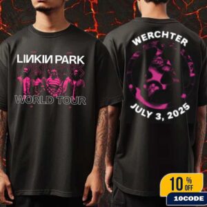 Linkin Park From Zero World Tour 2025 In Belgium At Rock Werchter Festival On July 3 2025 Merch T-Shirt Classic Two Sides