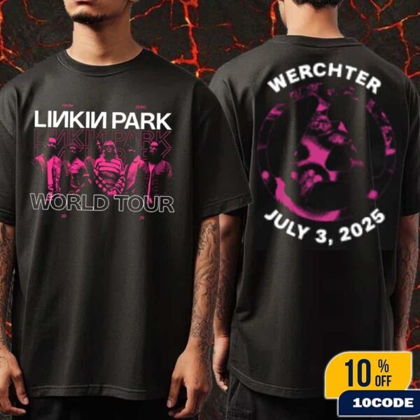 Linkin Park From Zero World Tour 2025 In Belgium At Rock Werchter Festival On July 3 2025 Merch T-Shirt Classic Two Sides