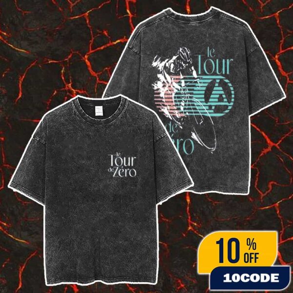 Linkin Park From Zero World Tour 2025 Le Tour De Zero Pop-Up Experience July 10-11-12 2025 At La Boutique Linkin Park Paris France Bicycle Artwork Washed T-Shirt
