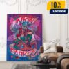 Linkin Park From Zero World Tour FZ 2025 Tour Chicago Poster August 11th Artwork By POSE At United Center Poster Canvas Home Decor